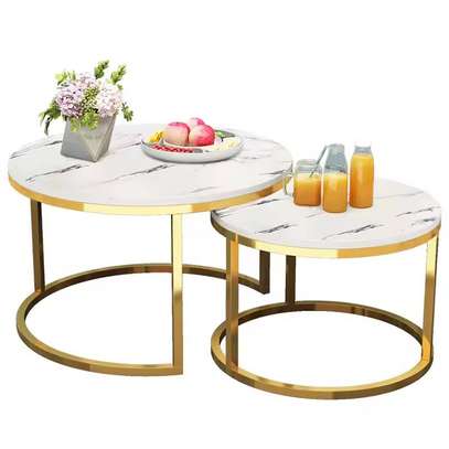 Coffee Table: Modern Round Coffee Table For Small Space image 2