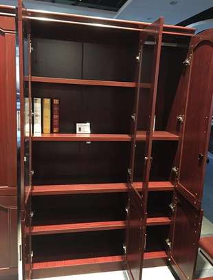 3-Door Wooden Office Cabinet image 2