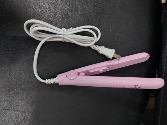 Portable Mini Electric Hair Straightener Flat image 1