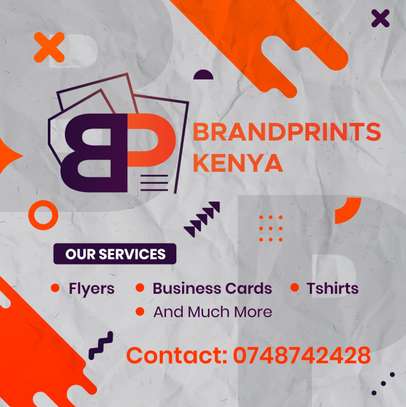Business card, T-shirt and flyers print image 1