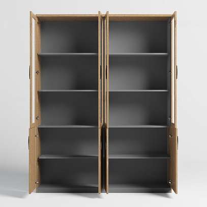 Office Cabinet: 3-Door Wooden Office Storage Cabinet image 4