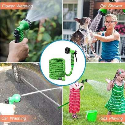 Expandable Magic hose pipe with head spray image 1