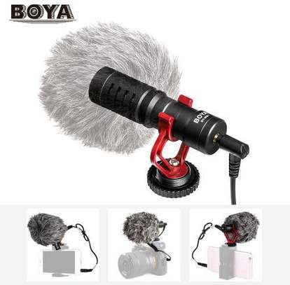 Boya BM-MM1 universal condenser cardioid shotgun microphone image 1