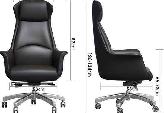 Office Chair: Upholstered Director's Office Chair image 2