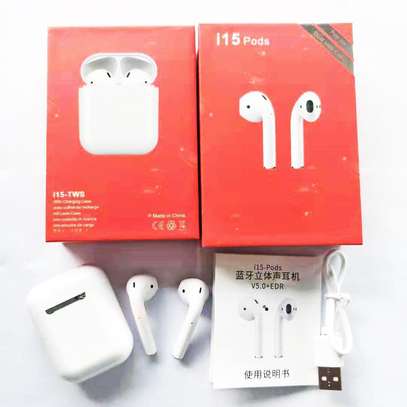 i15 Tws Wireless Earphone Bluetooth 5.0 headset pop up Touch control 3D stereo sport earbuds image 3