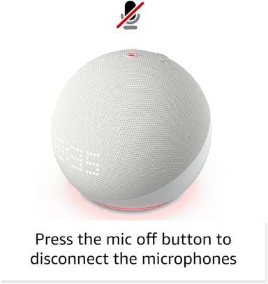 Echo Dot 4th Gen Smart Speaker With Clock and Alexa image 2