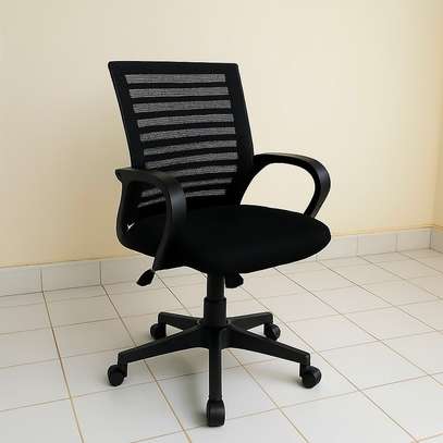 Office Chair: Ergonomic Secretarial Office Mesh Chair image 4