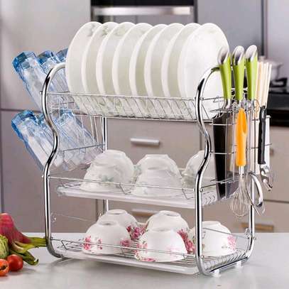 3 tier stainless Steel dishrack image 2