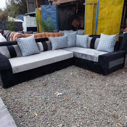 L Shape Sofa Set Made by Hand Wood and Good Quality Material image 4