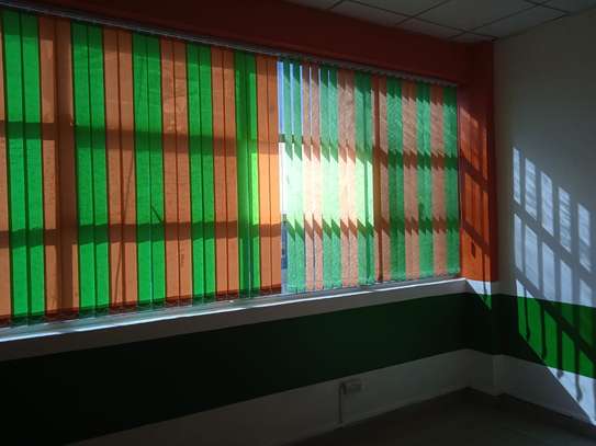 classy blinds for office , vertical image 1