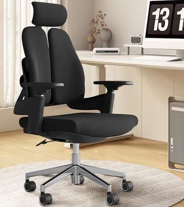 OFFICE CHAIR: Modern Black Office Chair image 1