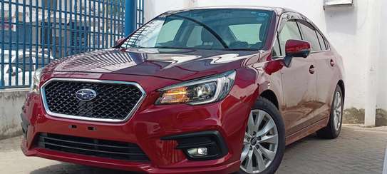 Subaru Legacy B4 2017 red wine image 2