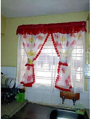 Cute adorable kitchen curtains image 1