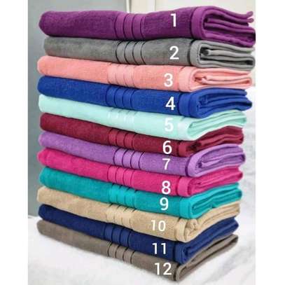 Coloured towels image 1