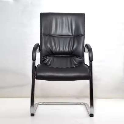 Leather Office Guest Chair image 5