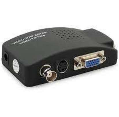 High resolution BNC to VGA converter video S-Video adapter image 1