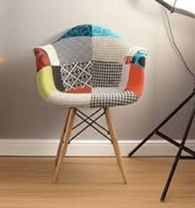 Multicolored Bucket Designed Eames Outdoor Chair image 2