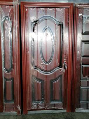 Imported Double and single security steel doors image 2