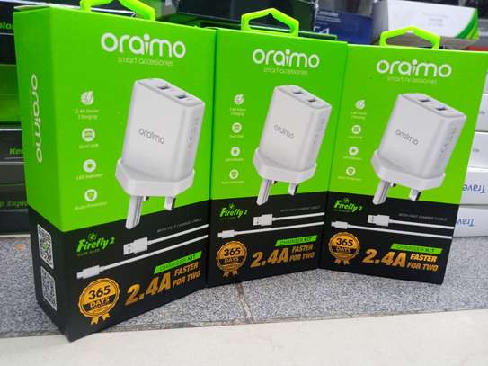 Oraimo Dual Usb Charger Ocw-e63d Firefly 2 image 2