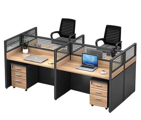 4 Way Modular Mdf Office Desk Configuration image 6