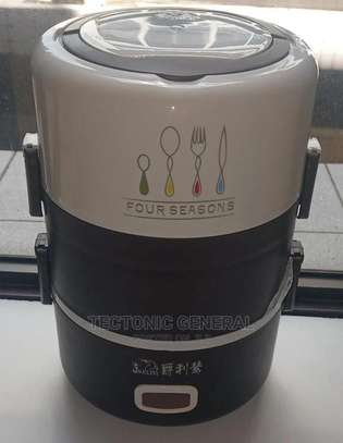 *3 Layer Electric Lunch Box Capacity 2ltrs* image 3