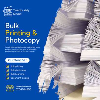 Bulk Printing services image 1