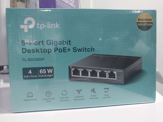 Tp-link 5-Port Gigabit Desktop Switch with 4-Port PoE+ image 2