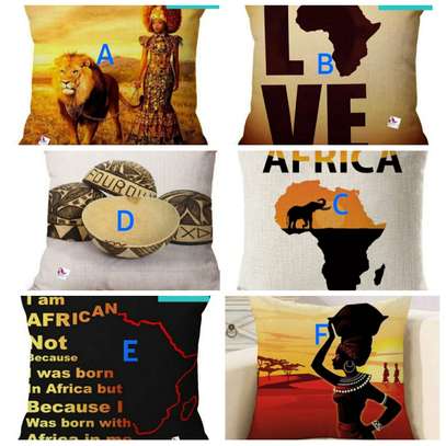 AFRICAN THEMED THROW PILLOW image 5