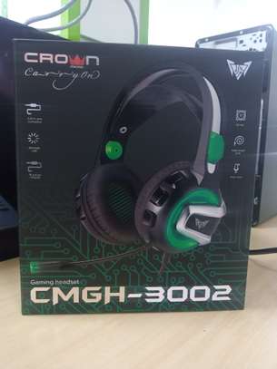 Crown Gaming Headset CMGH-3002 Green image 1