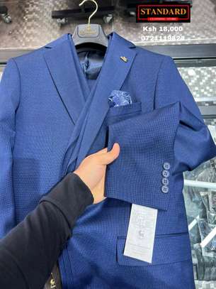 Royal Blue Slim fit Suit image 3
