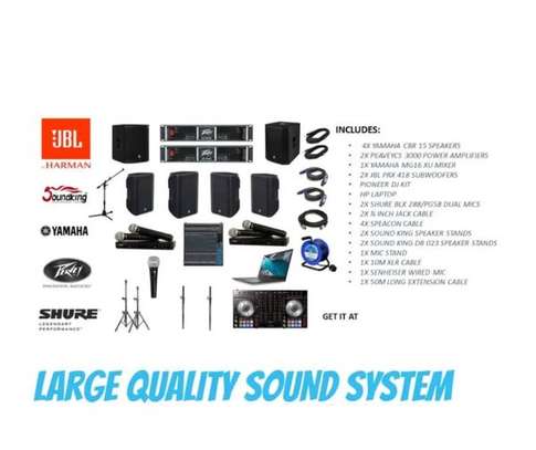 Large PA system Package for hire image 1