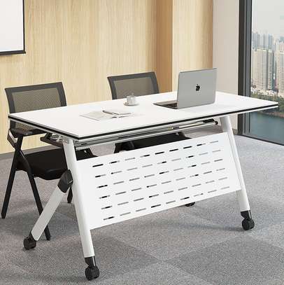 Office Table: Folding Mobile Meeting Table image 1
