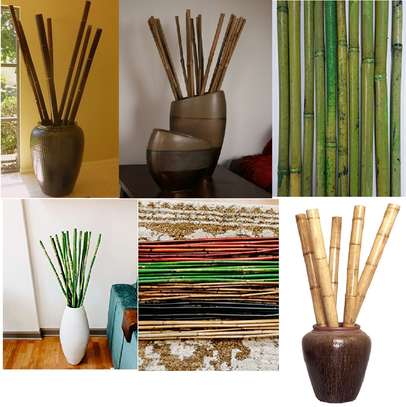 Interior Bamboo Poles 1 | Bamboo poles, Bamboo sticks decor, Bamboo decor