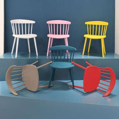 Durable Armless Plastic Luxury Dining Chair image 5