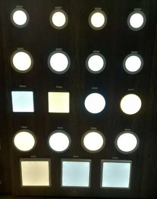 3W LED Recessed Ceiling Panel Round Down Lights image 1