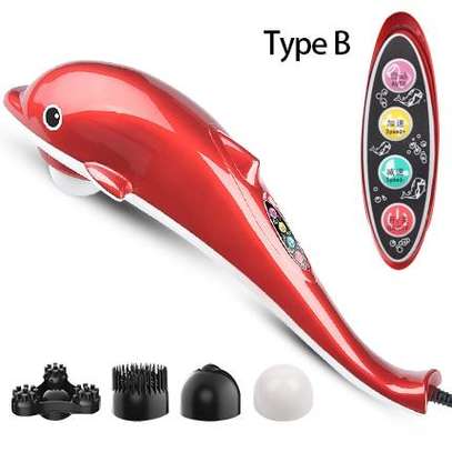 Dolphin Electric Neck Massager Infrared Massage Hammer Multifunctional image 3