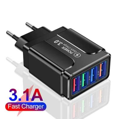 4 USB 3.1A Fast Charging Mobile Phone Charger image 8