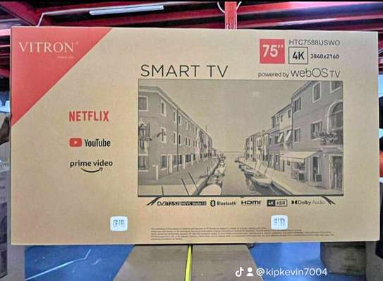 new brand 75 inch vitron smart 4k uhd tv cbd shop image 1
