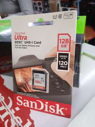 SanDisk 128GB SDXC Memory Card for Camera image 1