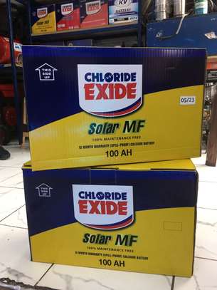 Chloride Exide 100AH solar MF battery image 1