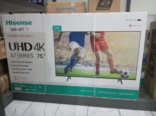 Hisense 75A7HKEN 75 inch Smart 4K HDR Frameless TV image 1