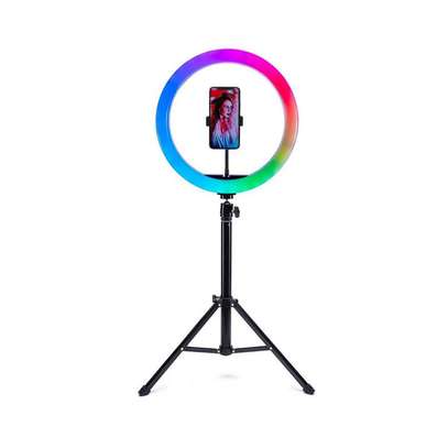 12 Inch RGB Ring Light With Tripod Stand image 2