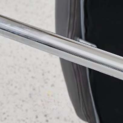 Office Chair: Leather Non Swivel High Back Office Chair image 2