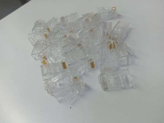 Cat6 RJ45 UTP Connector, Crimping Type, Male image 1