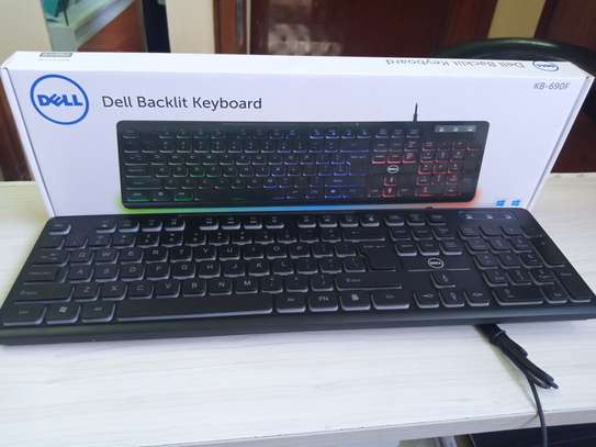 DELL KB690F Keystroke Backlit Quiet Gaming Keyboard - Black image 2