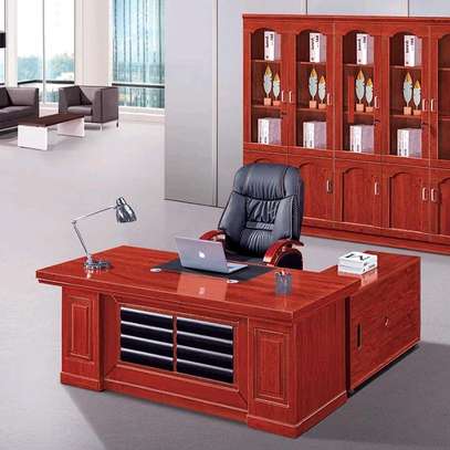 1800mm mahogany executive desk image 2