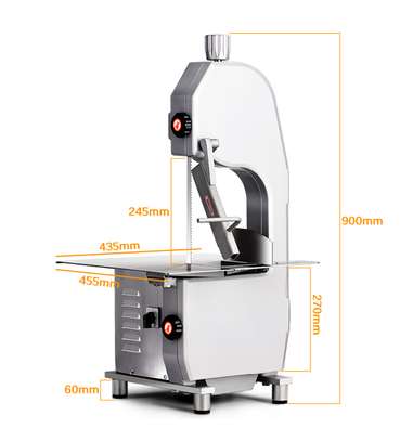110V Commercial Bone Cutting Saw Electric Band Meat Cutter Kitchen Food Service image 1
