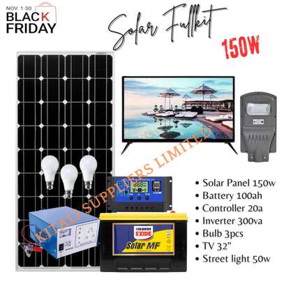 Special offer for solar fullkit 150watts image 1
