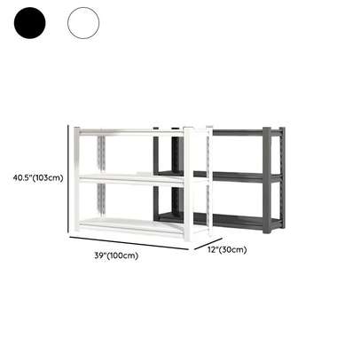 Office Cabinet; Sleek Metallic Shelving Unit image 4