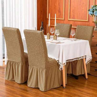 ?Brown dinning chairs cover image 1